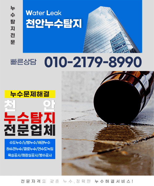 천안누수탐지 모바일 비주얼 0